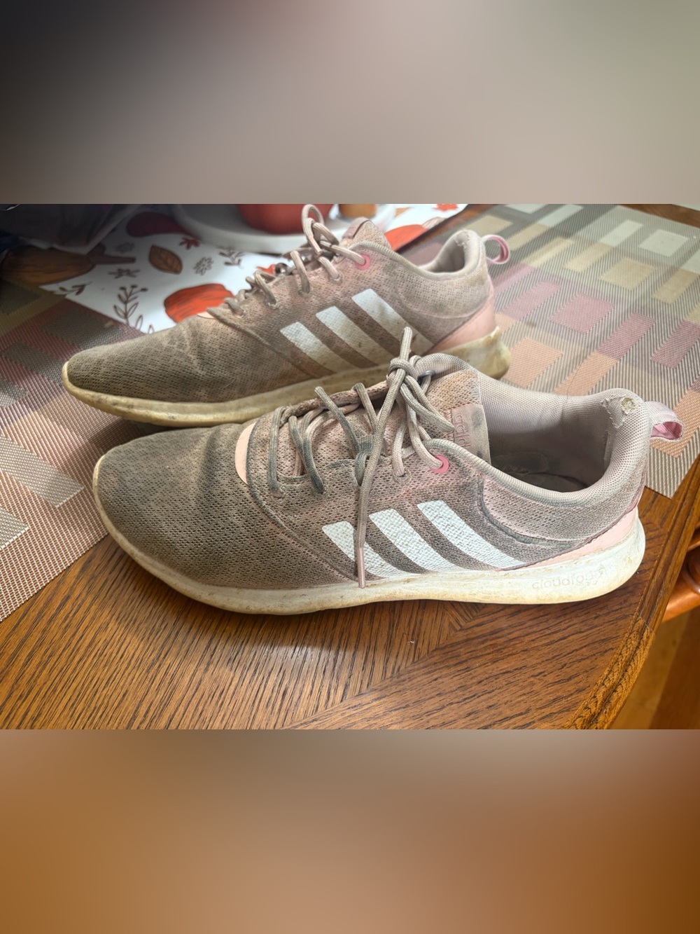 Dirty used shoes